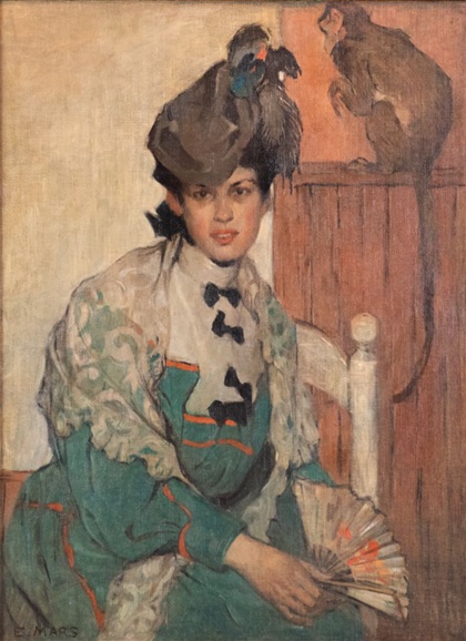 A Woman, 1908, by Ethel Mars (1876-1959) Springfield Art Association of Edwards Place